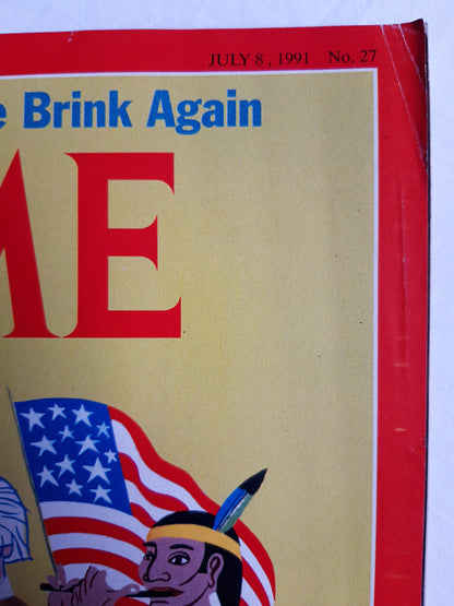 Time magazine Who Are They? Americans debate their identity Yugoslavia: To the Brink Again 08.07.1991 08th July 1991 08. Juli 1991 No. 27