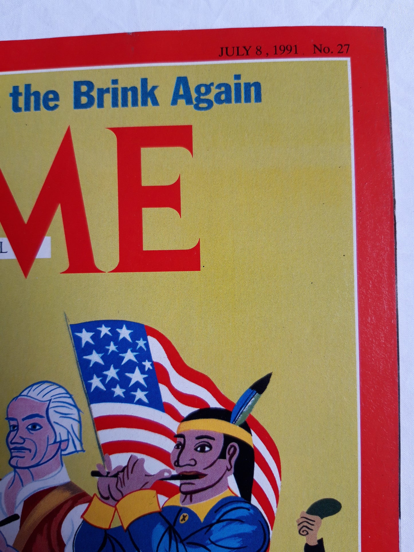 Time magazine Who Are They? Americans debate their identity Yugoslavia: To the Brink Again 08.07.1991 08th July 1991 08. Juli 1991 No. 27