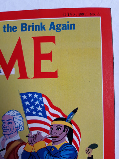 Time magazine Who Are They? Americans debate their identity Yugoslavia: To the Brink Again 08.07.1991 08th July 1991 08. Juli 1991 No. 27