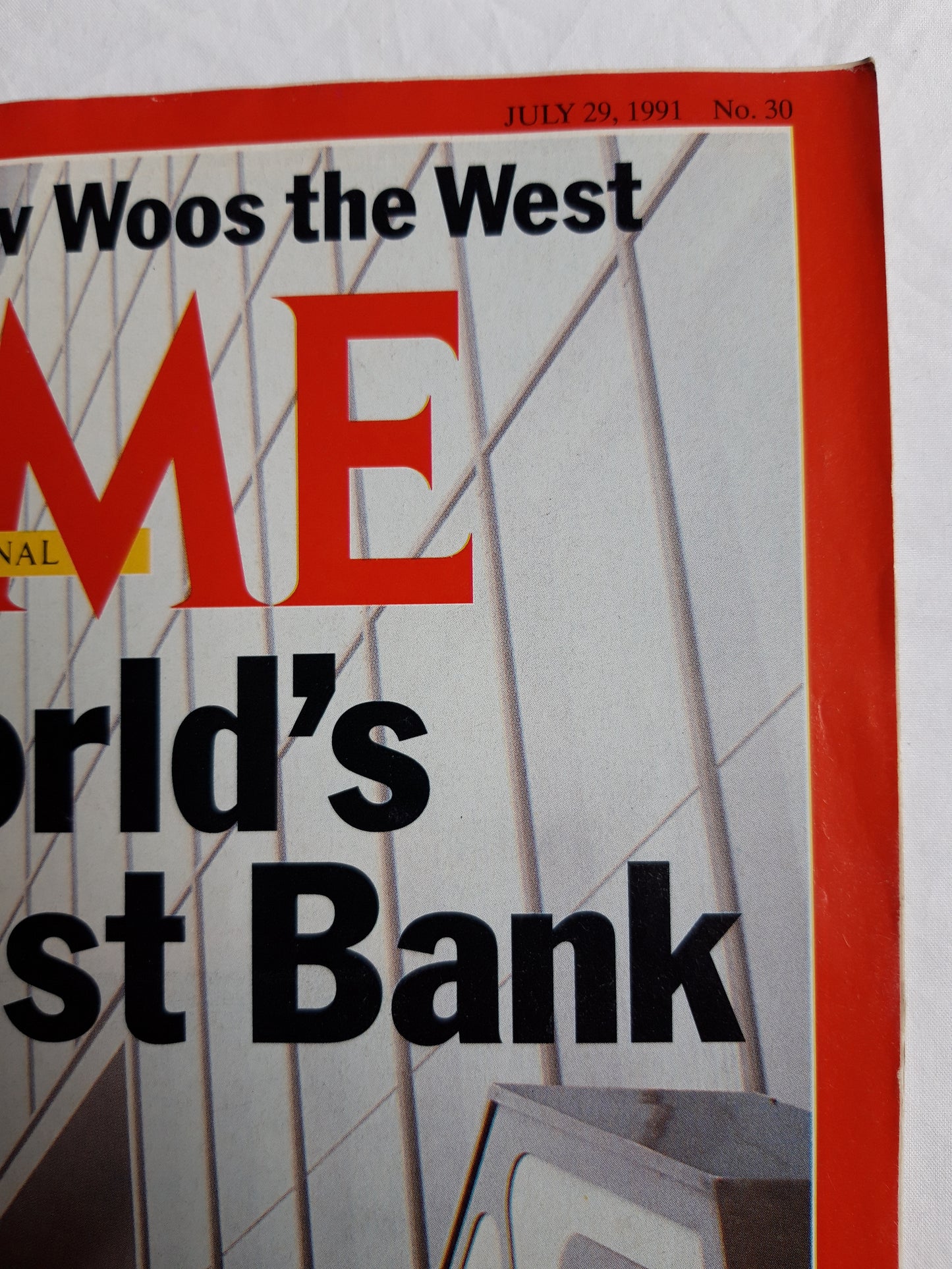 Time magazine Michail Gorbachev Woos the West The World`s Sleaziest Bank 29.07.1991 29th July 29. Juli 1991 No. 30