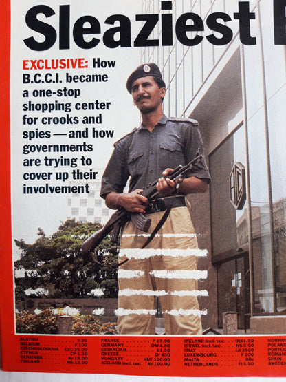 Time magazine Michail Gorbachev Woos the West The World`s Sleaziest Bank 29.07.1991 29th July 29. Juli 1991 No. 30