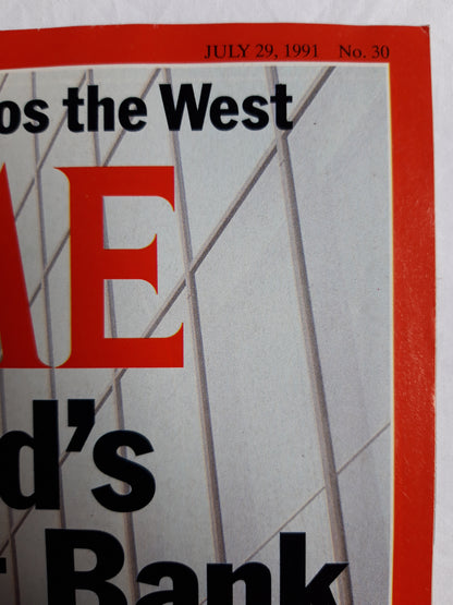 Time magazine Michail Gorbachev Woos the West The World`s Sleaziest Bank 29.07.1991 29th July 29. Juli 1991 No. 30