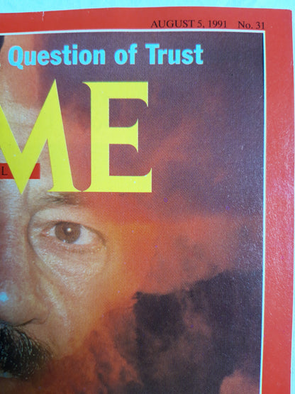 Time magazine Was It Worth It? South Africa: A Question of Trust The Mess in Kuwait Saddam Hussein Staying Power A Rocky Road to Mideast Peace 05.08.1991 05th August 05. August 1991No. 31