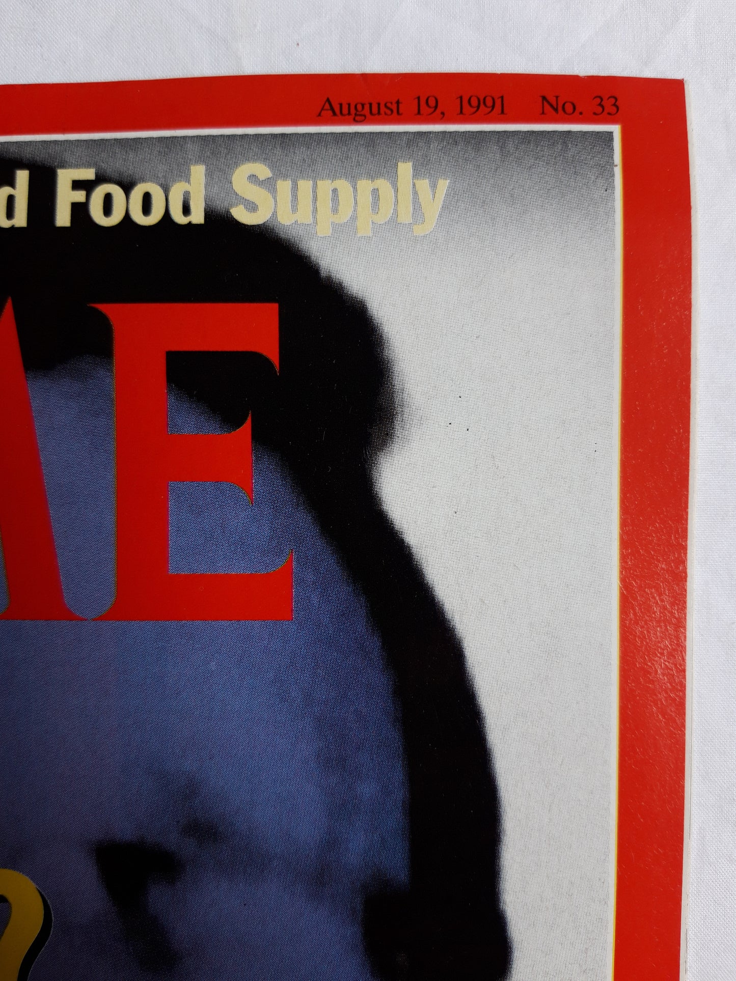 Time magazine Hostages Why now? Who`s next? John McCarthy`s Terry Anderson The World`s Endangered Food Supply 19.08.1991 19th August 19. August 1991 No.33