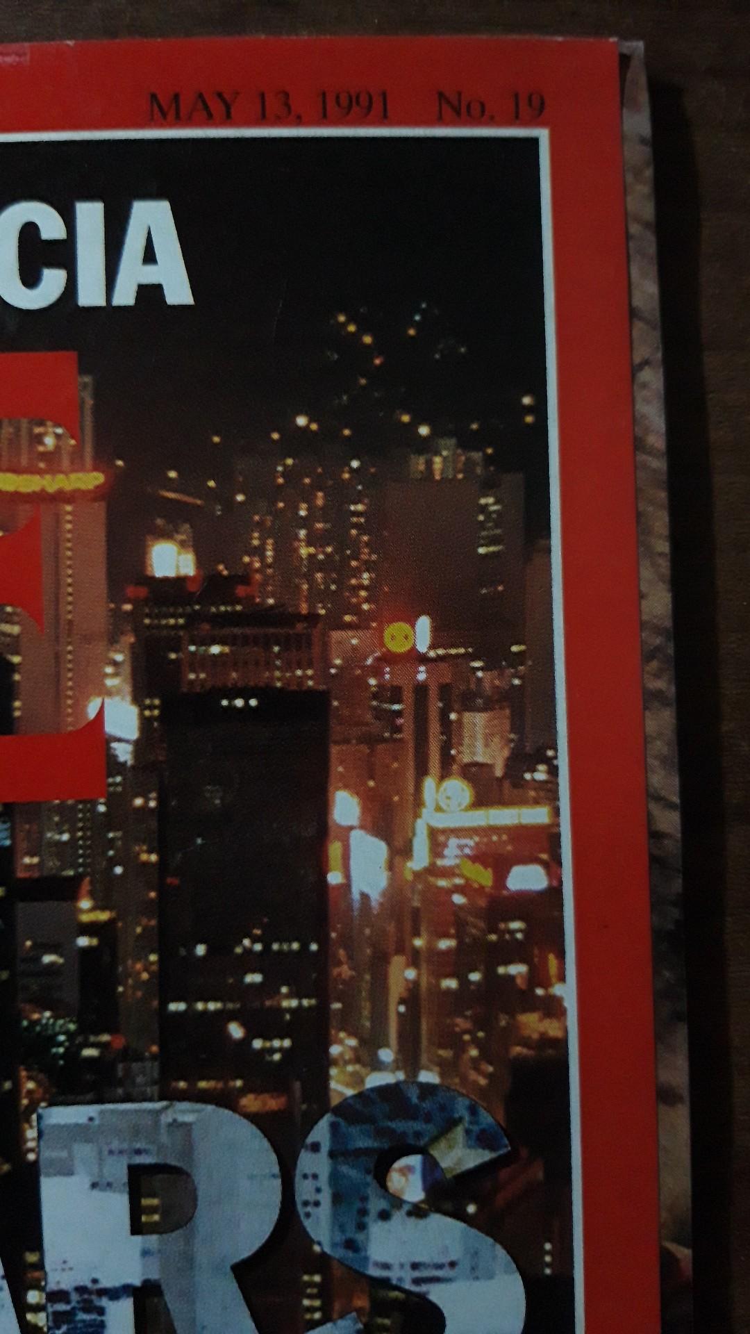 Time magazine The Years of living anxiously A Camera Inside the CIA 13.05.1991 13th May 13. Mai 1991