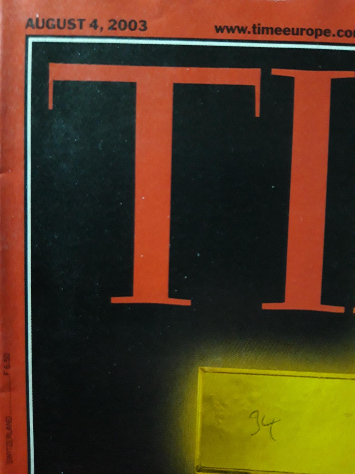 Time magazine Onward, christian soldiers? 9/11 fixingthe intelligence failures 04.08.2003 August 2003