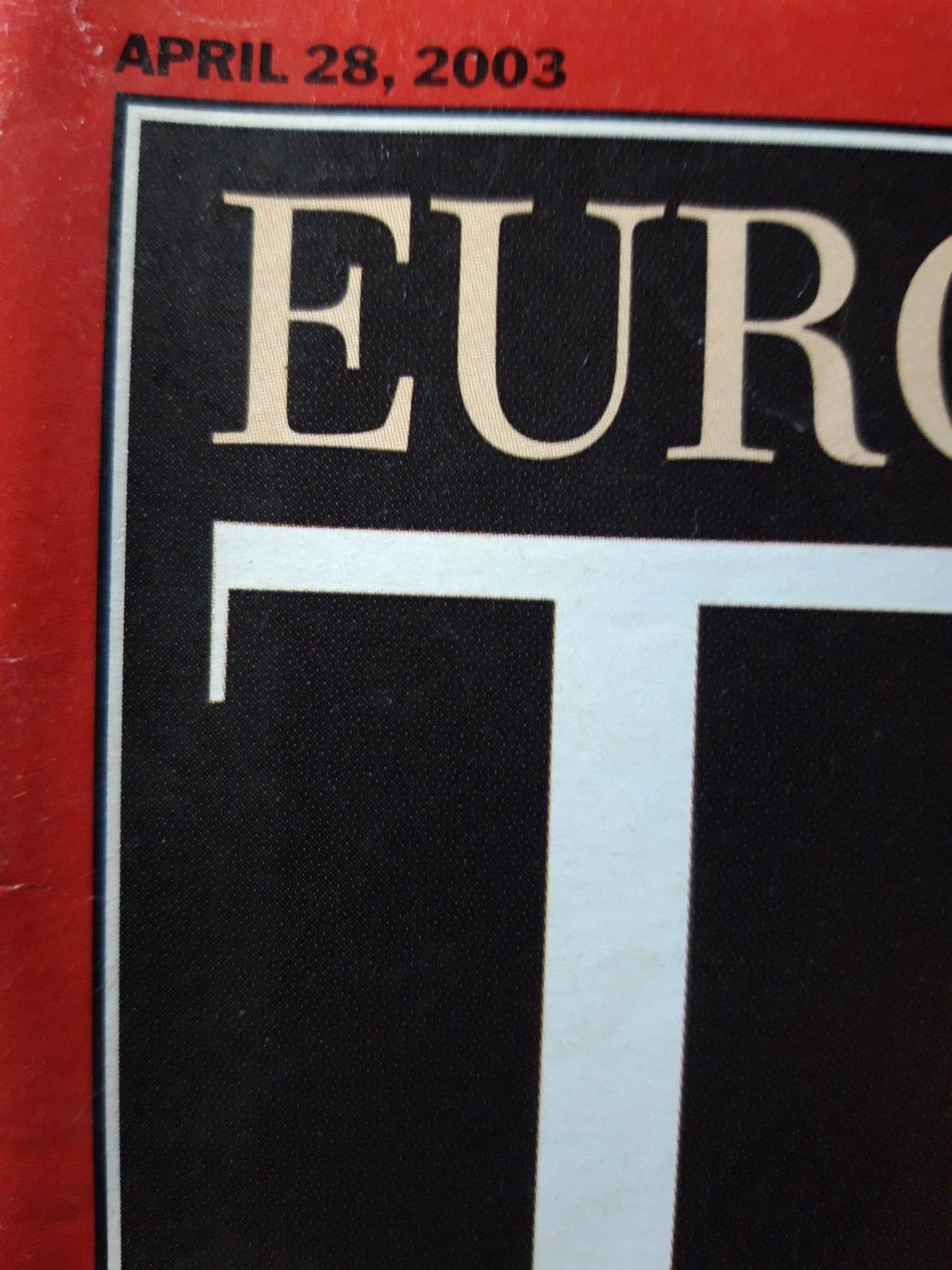 Time magazine 36 amazing people J. K. Rowling Iris Berben Bono African hero Dikembe Mutombo 28.04.2003 April 2003