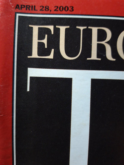 Time magazine 36 amazing people J. K. Rowling Iris Berben Bono African hero Dikembe Mutombo 28.04.2003 April 2003