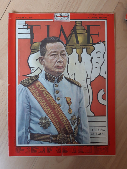 Time magazine The King of Laos 17.03.1961 März 1961