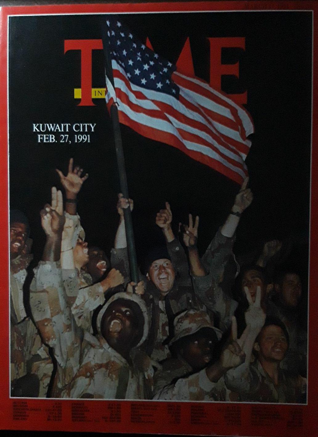 Time magazine Kuwait city Feb. 27 1991 11.03.1991 11st 11. March März No. 10