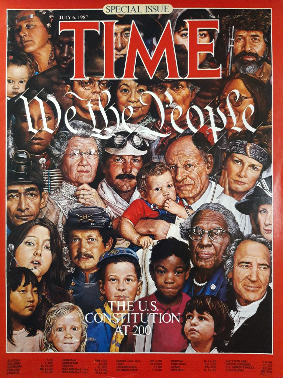 Time magazine Special Issue We the People The U.S. Constitution at 200 06.07.1987 06th July 06. Juli 1987 No. 1