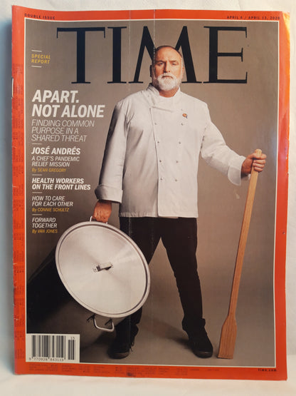 Time magazine Apart. Not alone José Andrés 06./13.04.2020 6./13. April 2020