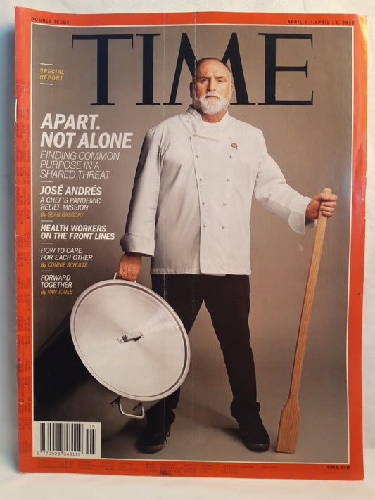 Time magazine Apart. Not alone José Andrés 06./13.04.2020 6./13. April 2020