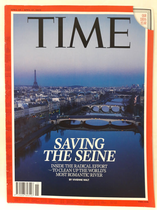 Time magazine Saving The Seine France Paris 10.04./17.04.2023