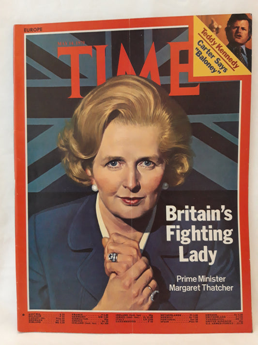 Time magazine Britain's Fighting Lady Prime Minister Margaret Thatcher 14.05.1979 Mai 1979