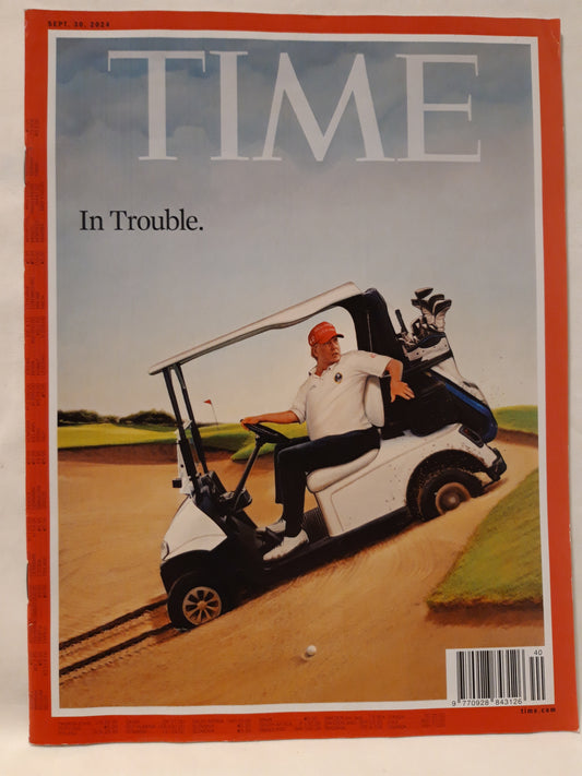 Time magazine In trouble Donald Trump 30.09.2024 30.September 2024
