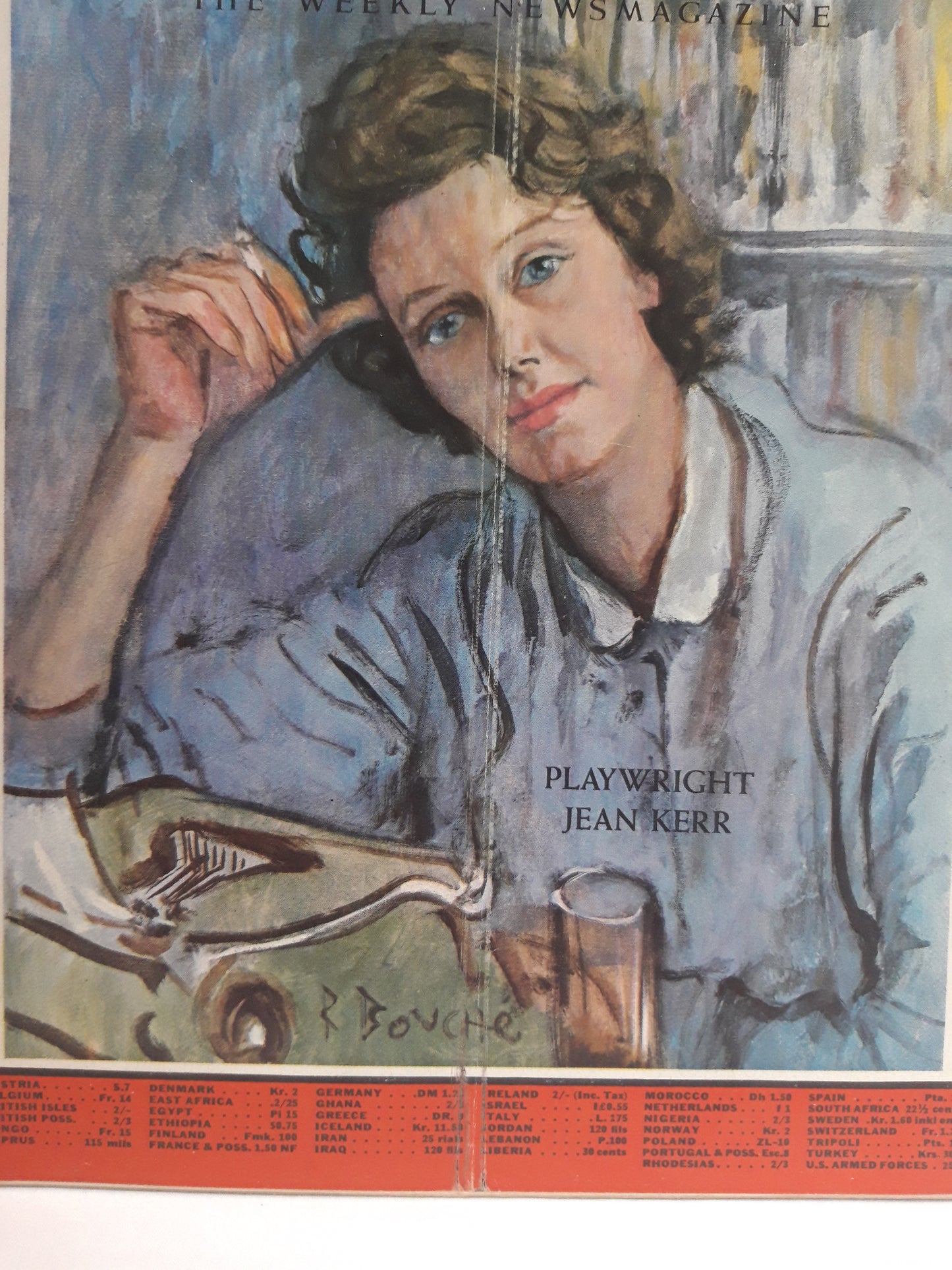 Time magazine Playwright Jean Kerr 14.04.1961 April 1961