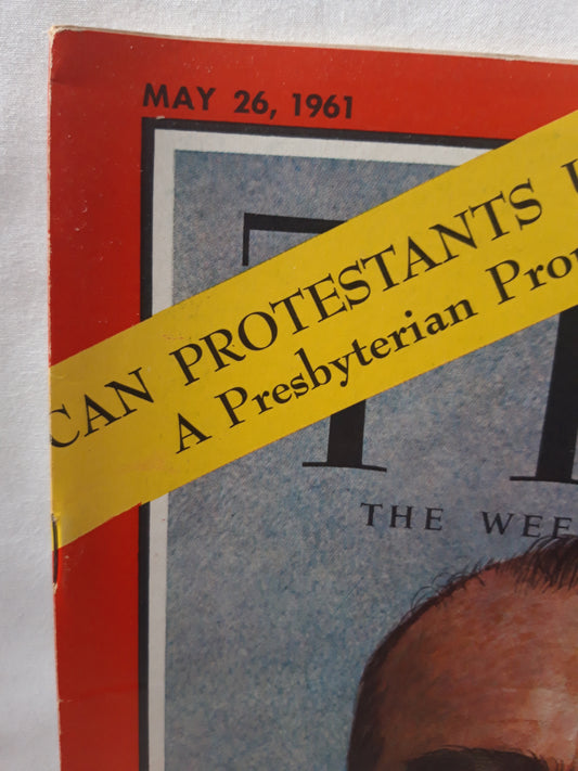 Time magazine Presbyterian Eugene Carson Blake Can protestants Unite? 26.05.1961 Mai 1961