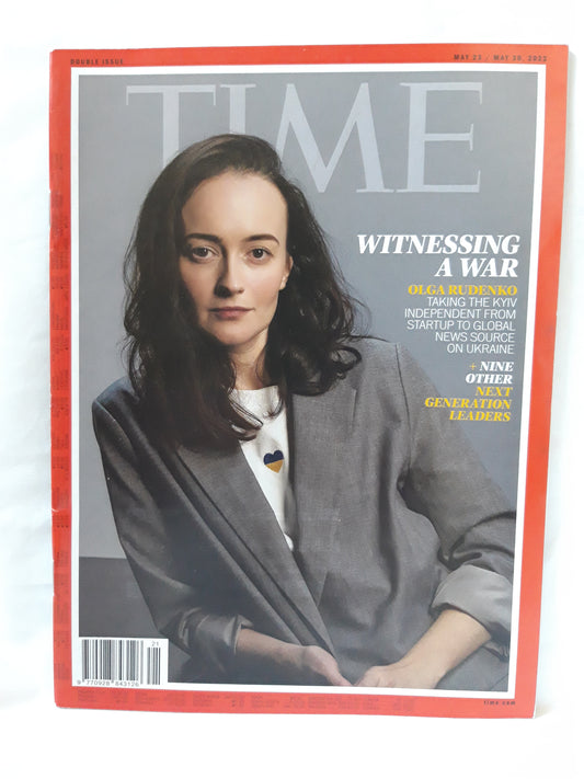Time magazine Witnessing a war Olga Rudenko Kyiv Ukraine 23./30.05.2022 Mai 2022