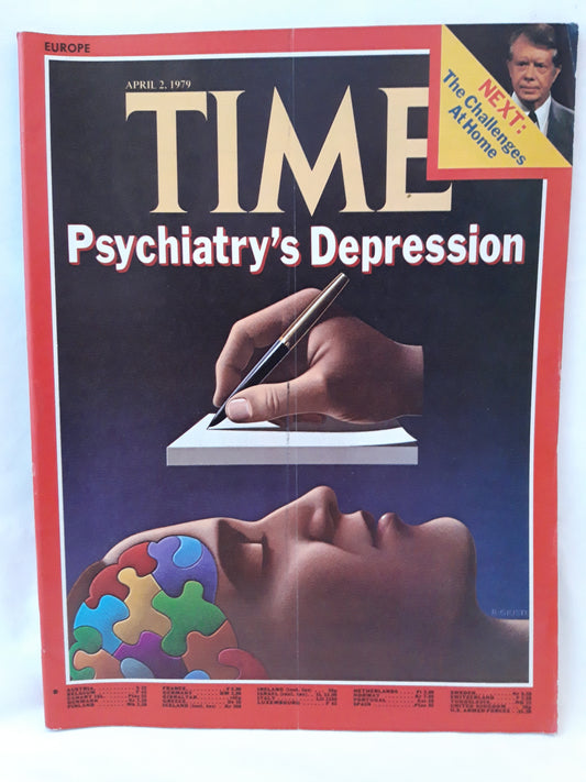 Time magazine Psychiatry's Depression 02.04.1979 April 1979