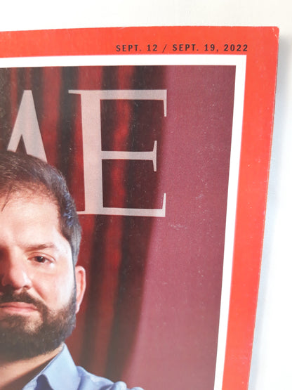 Time magazine The new guard Chile's president Gabriel Boric 12./19.09.2022 12./19. September 2022