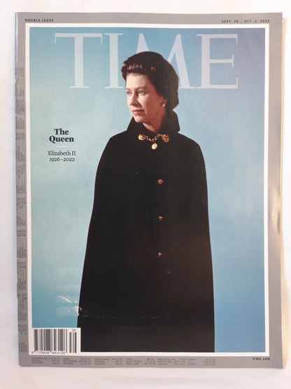Time magazine The Queen Elizabeth II 26.09./03.10.2022 26.September/ 03.Oktober 2022