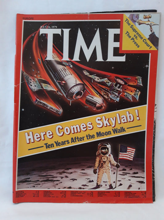 Time magazine Here Comes Skylab! Ten years After the Moon Walk 16.07.1979