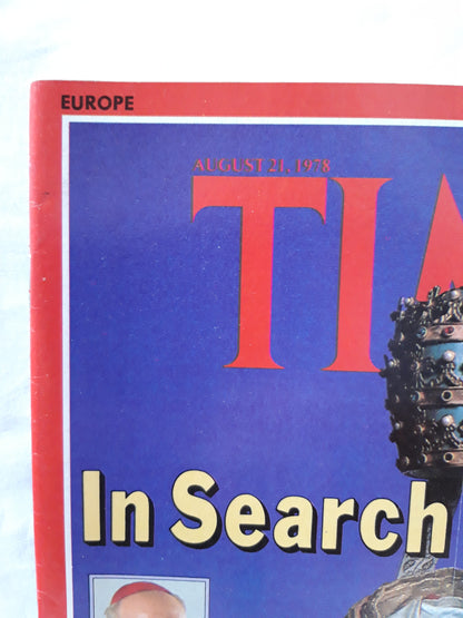 Time magazine In Search of a Pope Baggio Willebrands Bertoli Pignedoli Pironio 21.08.1978 August 1978