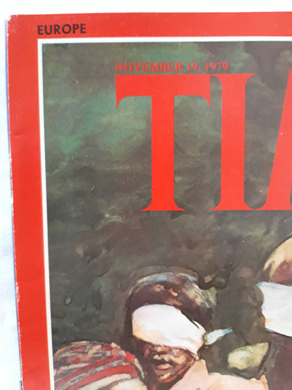 Time magazine Blackmailing the U.S. "America is the great Satan"-Ayatullah Khomeini 19.11.1979 November 1979