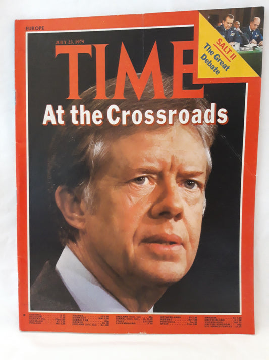 Time magazine At the Crossroads Jimmy Carter Salt II 23.06.1979