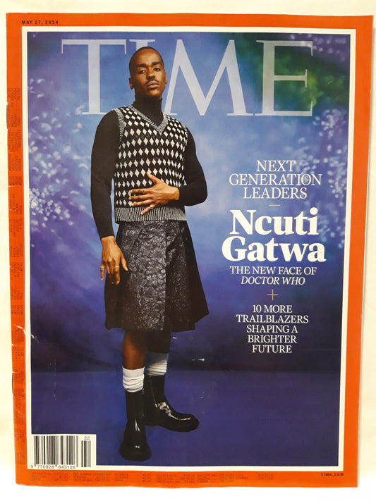 Time magazine Next generation leaders Ncuti Gatwa Doctor Who 27.05.2024 27. Mai 2024