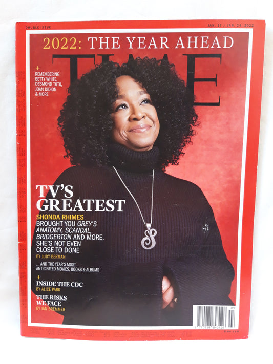 Time magazine TV's greatest Shonda Rhimes 17./24.01.2022 Januar 2022