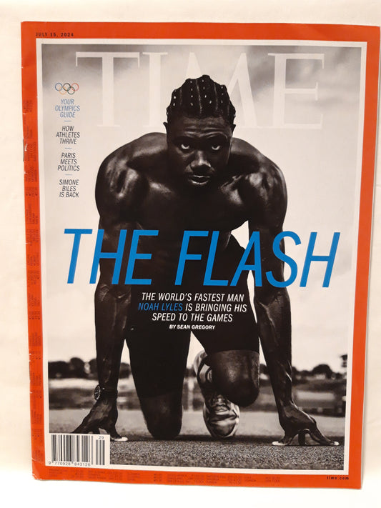 Time magazine The Flash The world's fastest man 15.07.2024 15.Juli 2024
