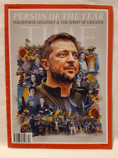 Time magazine Person of the year Volodymir Zelensky & Spirit of Ukraine 26.12.2022/09.01.2023