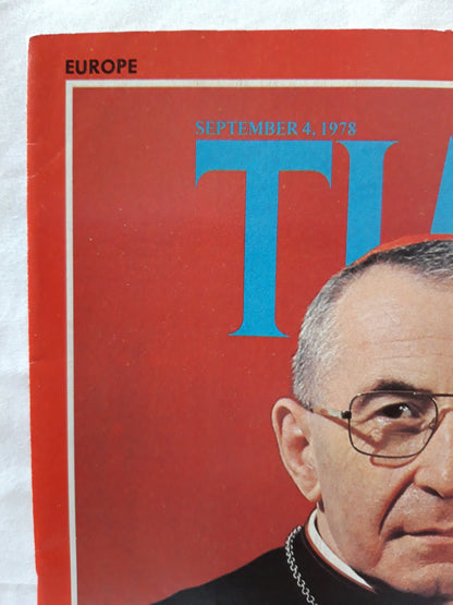 Time magazine The New Pope John Paul I Black Holes 04.09.1978  September 1978