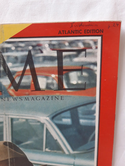 Time magazine Ford Dealer Jim Moran 24.03.1961 März 1961