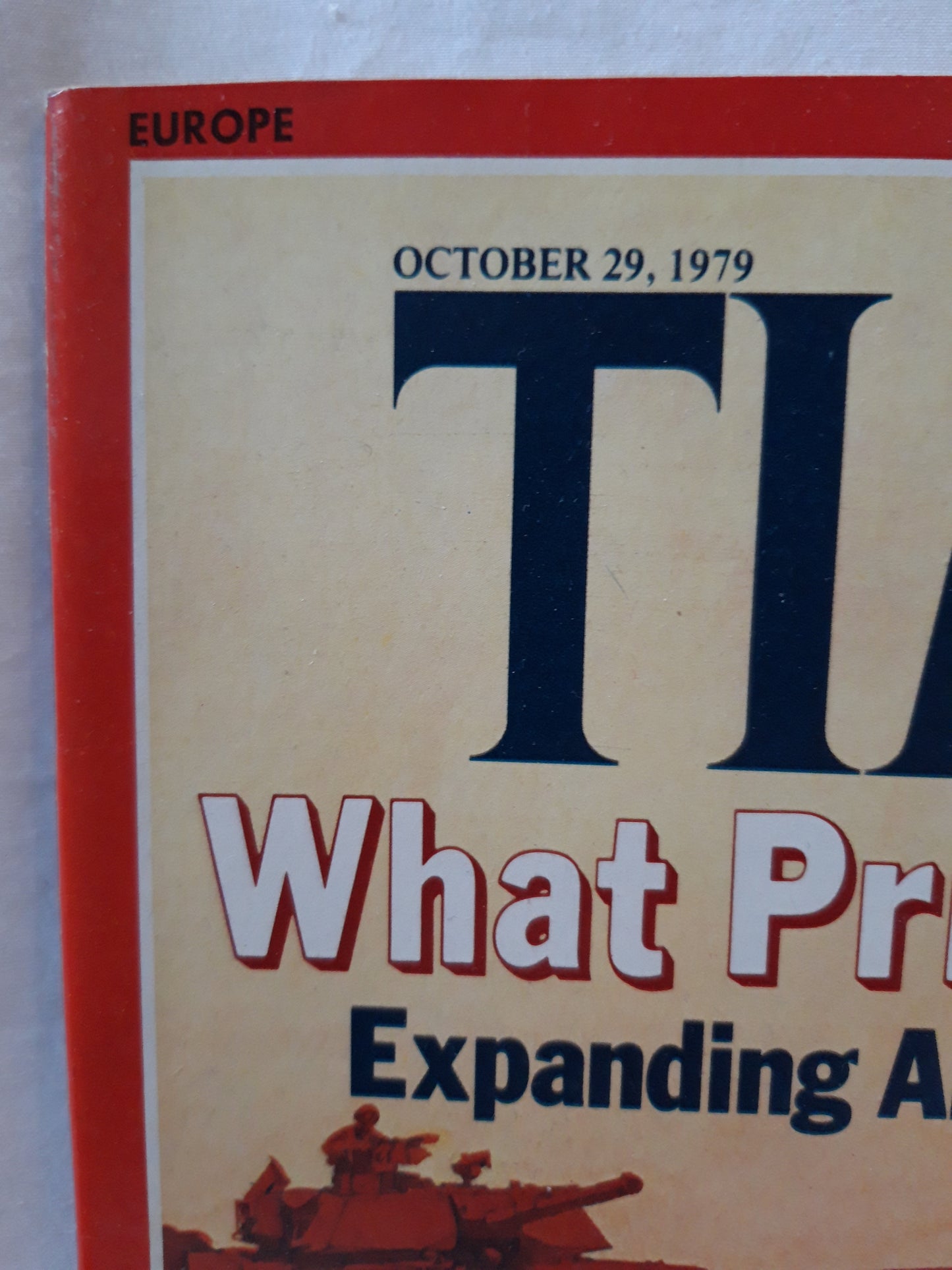 Time magazine What Price Power? Expanding America's Arsenal General David C.Jones 29.10.1979 Oktober 1979