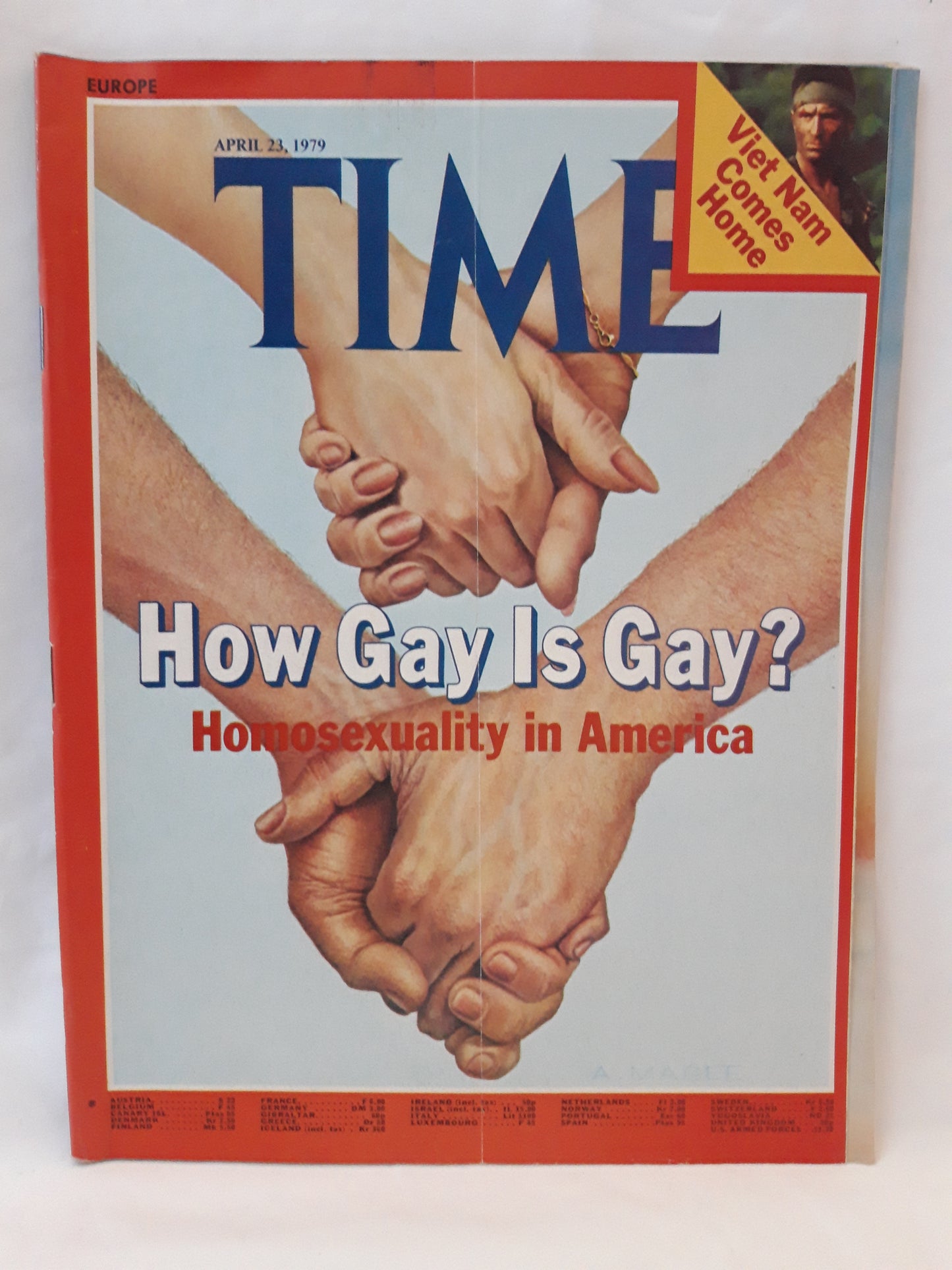 Time magazine How Gay Is Gay Homosexuality in America 23.04.1979 April 1979