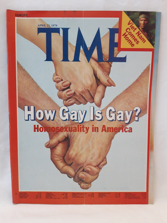 Time magazine How Gay Is Gay Homosexuality in America 23.04.1979 April 1979