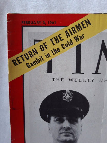 Time magazine RB-47 Flyers McKone & Olmstead Return of the Airmen Gambit in the Cold War 03.02.1961 Februar 1961