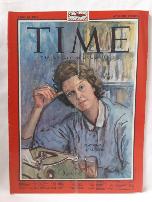 Time magazine Playwright Jean Kerr 14.04.1961 April 1961