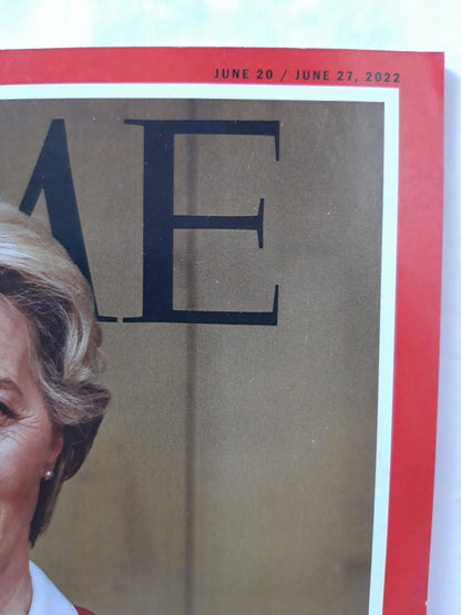 Time magazine Europe's power broker Ursula von der Leyen 20./27.06.2022 Juni 2022