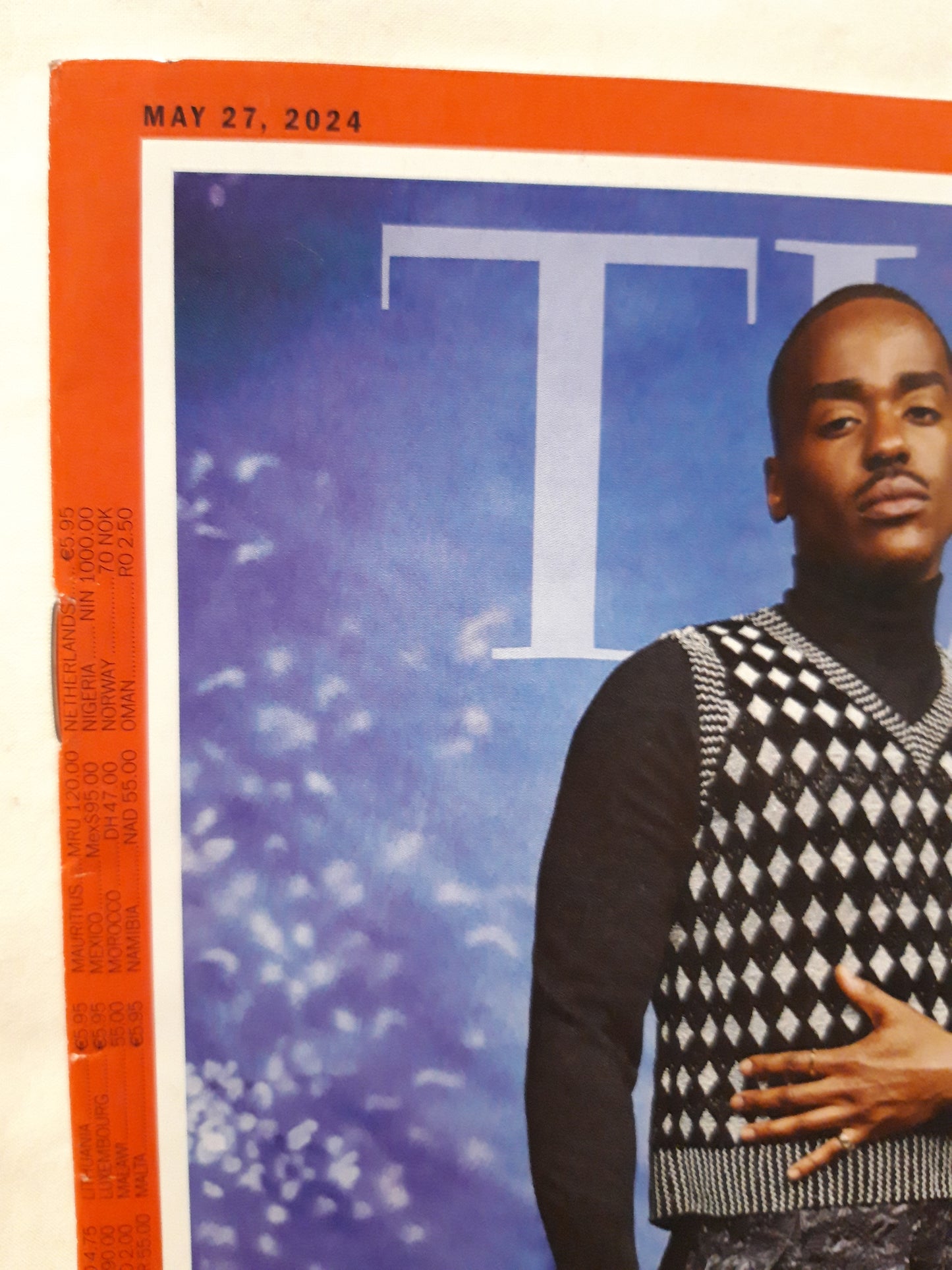 Time magazine Next generation leaders Ncuti Gatwa Doctor Who 27.05.2024 27. Mai 2024