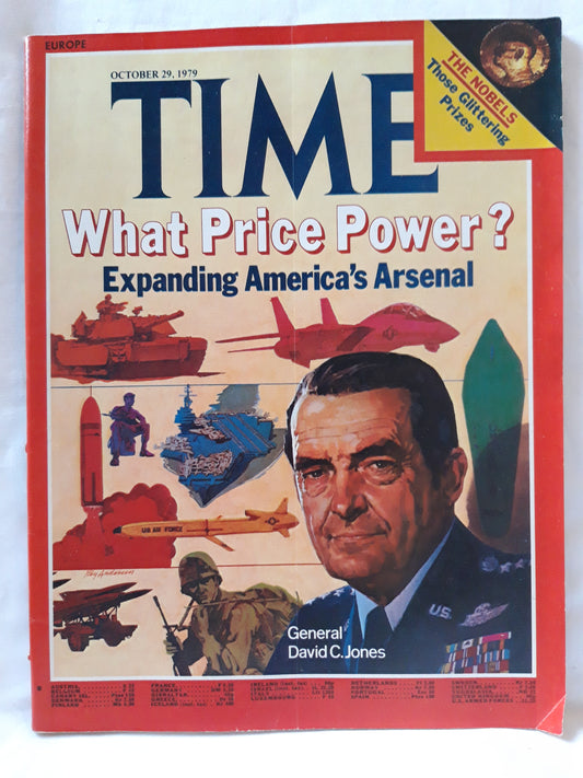 Time magazine What Price Power? Expanding America's Arsenal General David C.Jones 29.10.1979 Oktober 1979