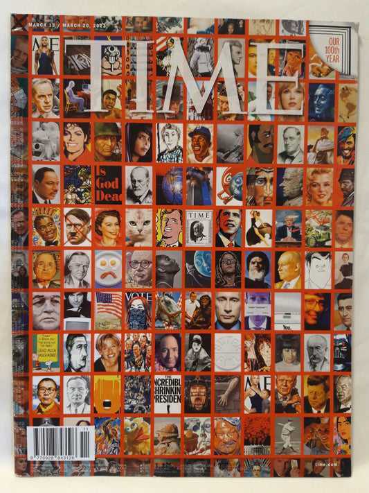 Time magazine 100 years of magazine,  Anniversary 13.03./20.03.2023