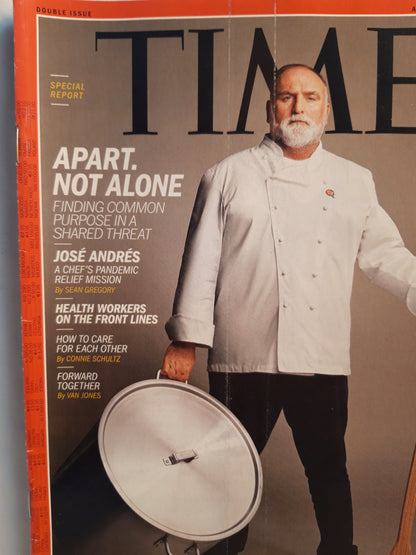 Time magazine Apart. Not alone José Andrés 06./13.04.2020 6./13. April 2020