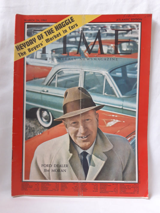 Time magazine Ford Dealer Jim Moran 24.03.1961 März 1961