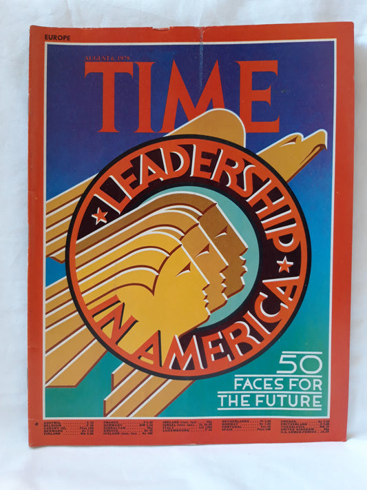 Time magazine Leadership in America 50 faces for the future 06.08.1979 August 1979