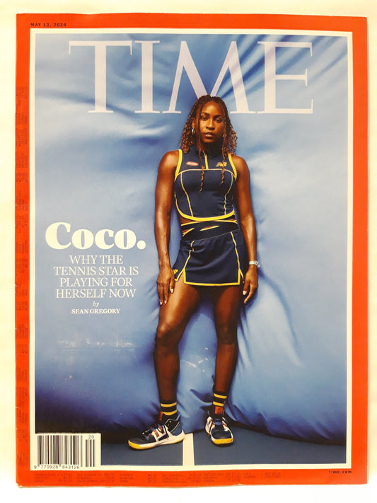 Time magazine Coco Tennis star 13.05.2024 13.Mai 2024