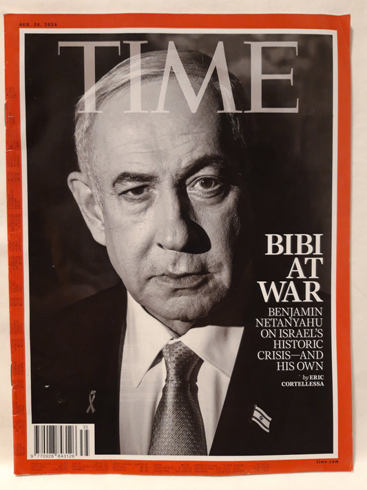 Time magazine Bibi at war Benjamin Netanyahu Israel 26.08.2024 26.August 2024
